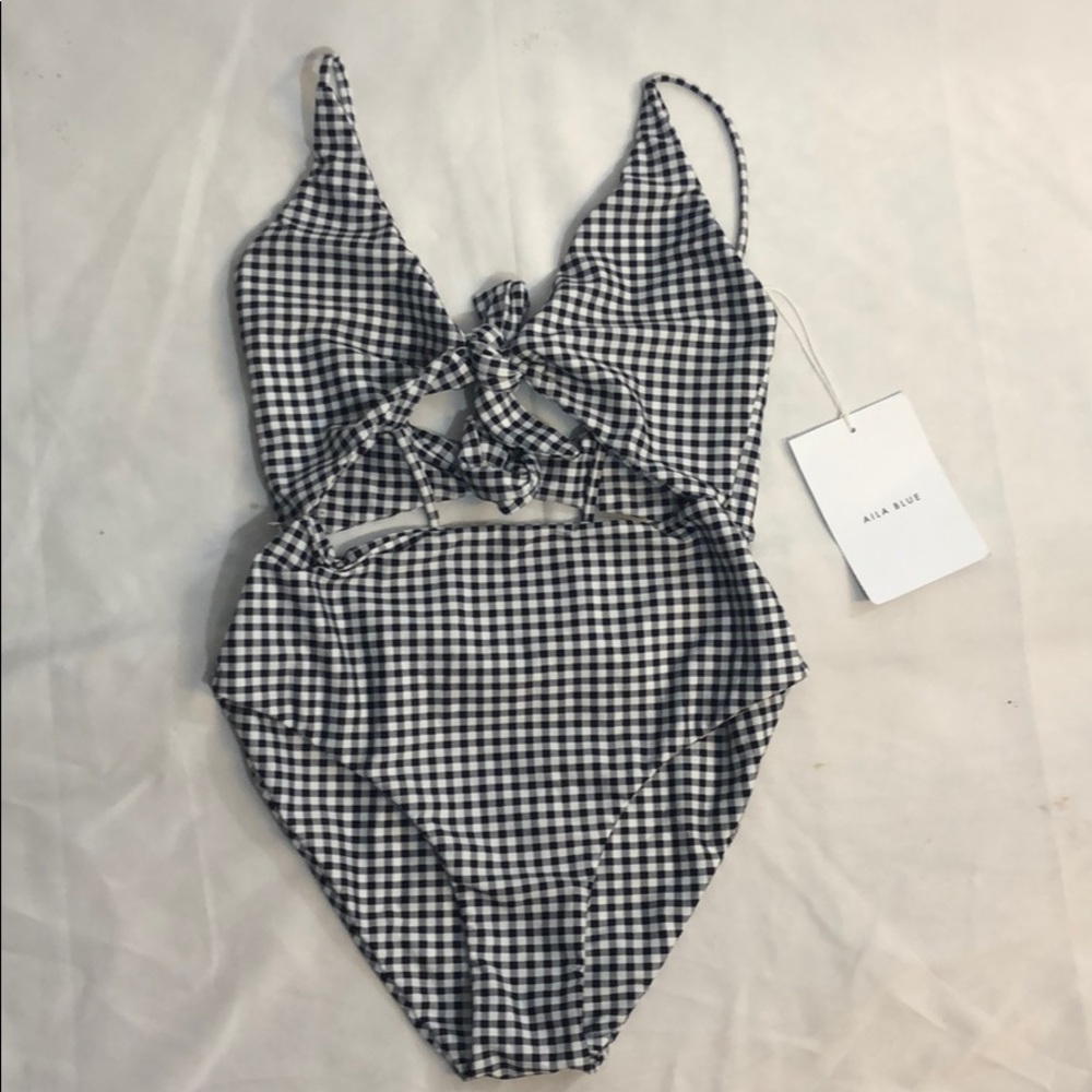 Frankie Gingham OnePiece Swimsuit Gem